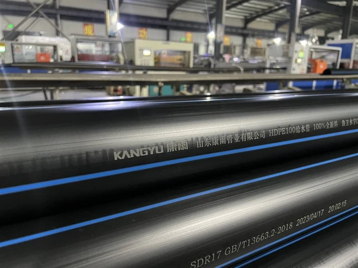 PE100 एचडीपीई पाइप Dn20mm-dn1600mm सिंचाई